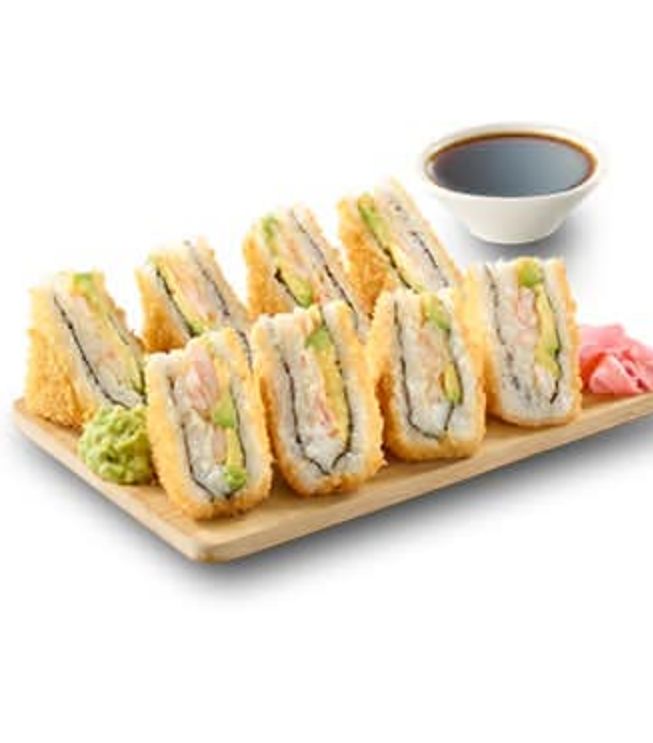 8 piece prawn tempura fashion sandwich