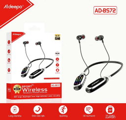 Aldeepo AD-BS72 Wireless Neckband Earphones.