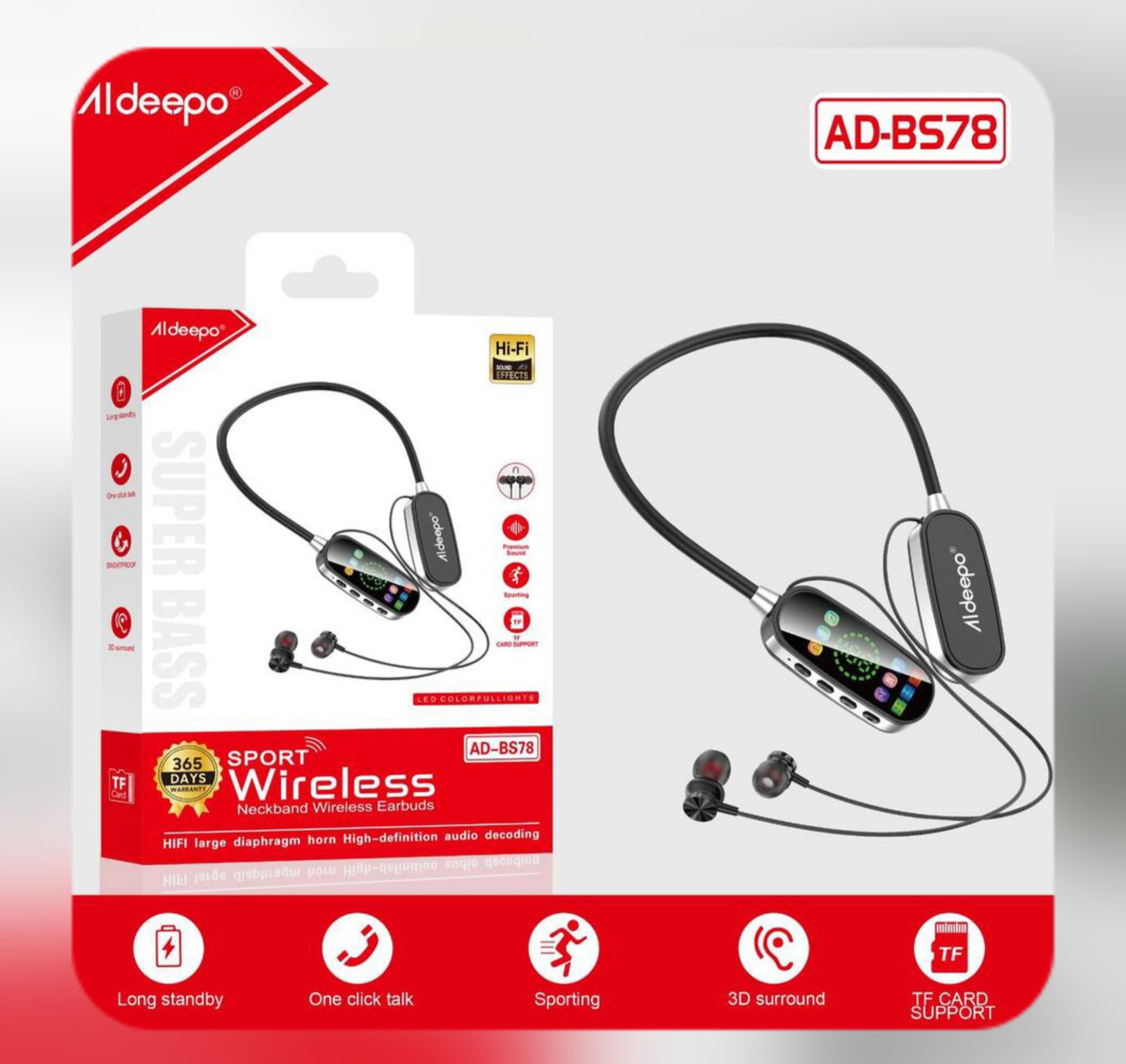 Aldeepo AD-BS78 Sport Wireless Neckband Earphones._1