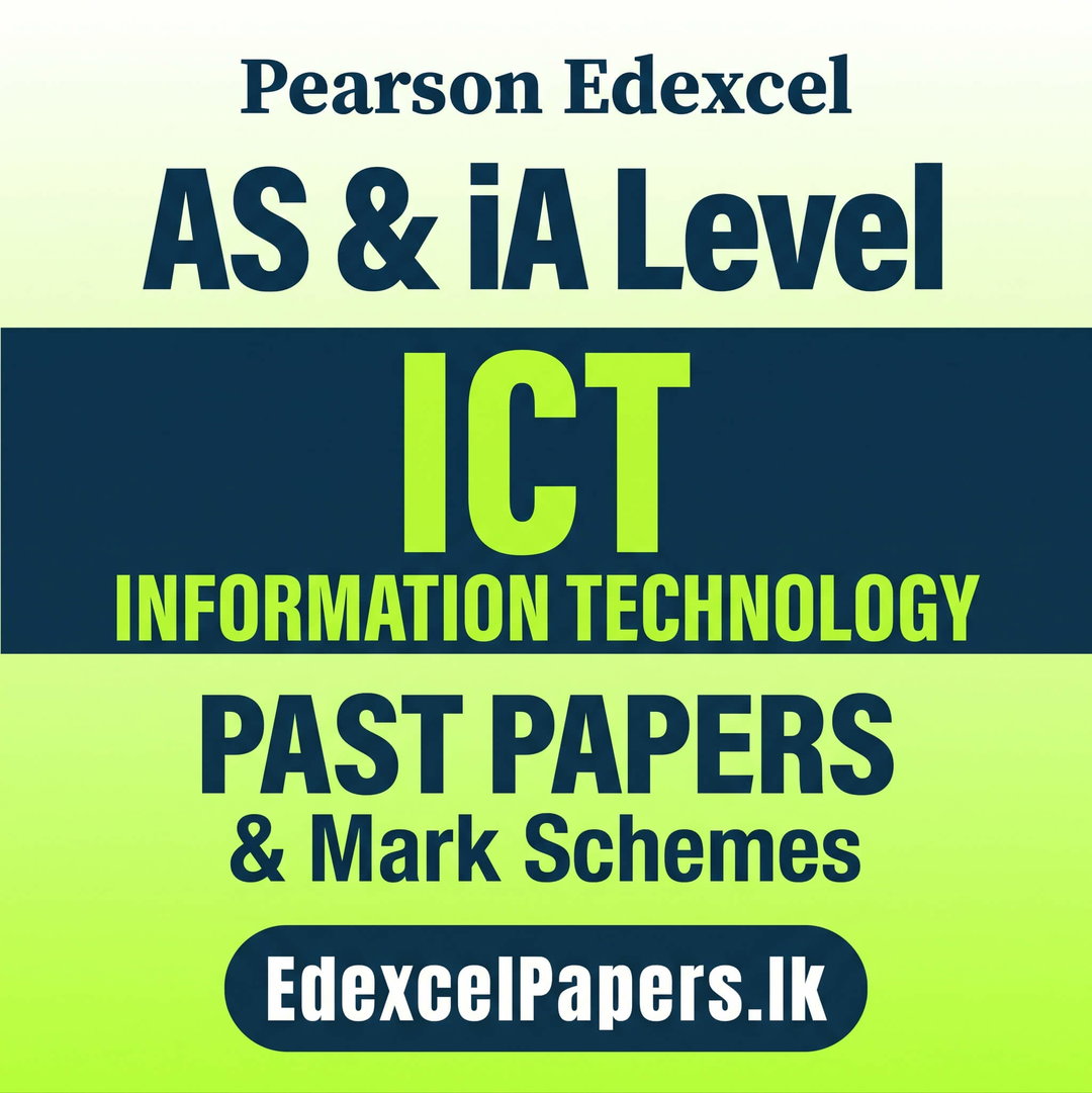 IT | Pearson Edexcel iA Level Past Papers