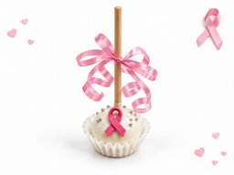 Think Pink Cake pop