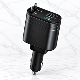 Alideepo Pro 4-in-1 PD 25W Car Charger (Model: PRO-CPD118)