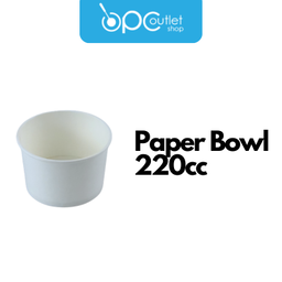 Paper Bowl Plain 220cc x 50s