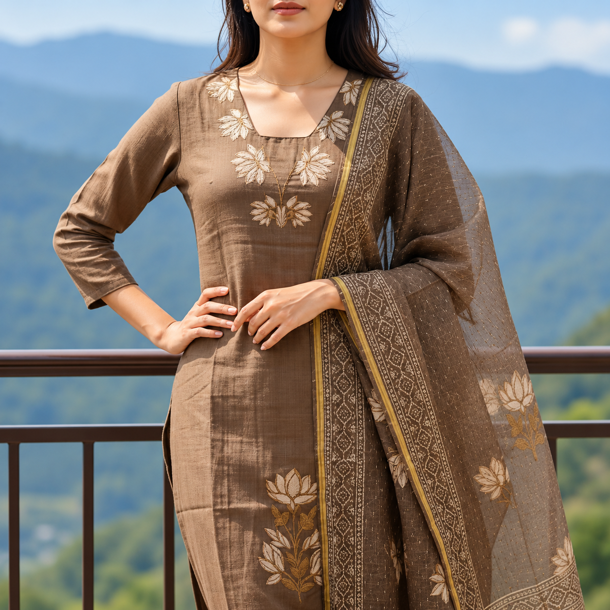Square Neck Dress Design