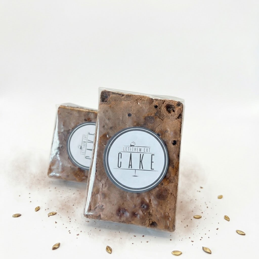 Salted Dark Chocolate Brownies