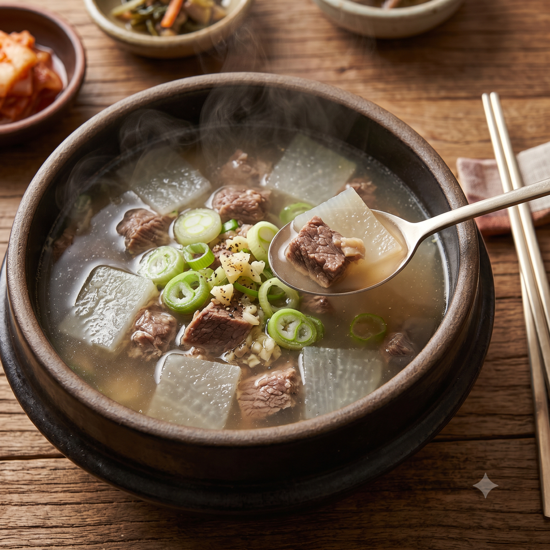 Sogogi-guk (소고기국) – Soupe réconfortante au bœuf