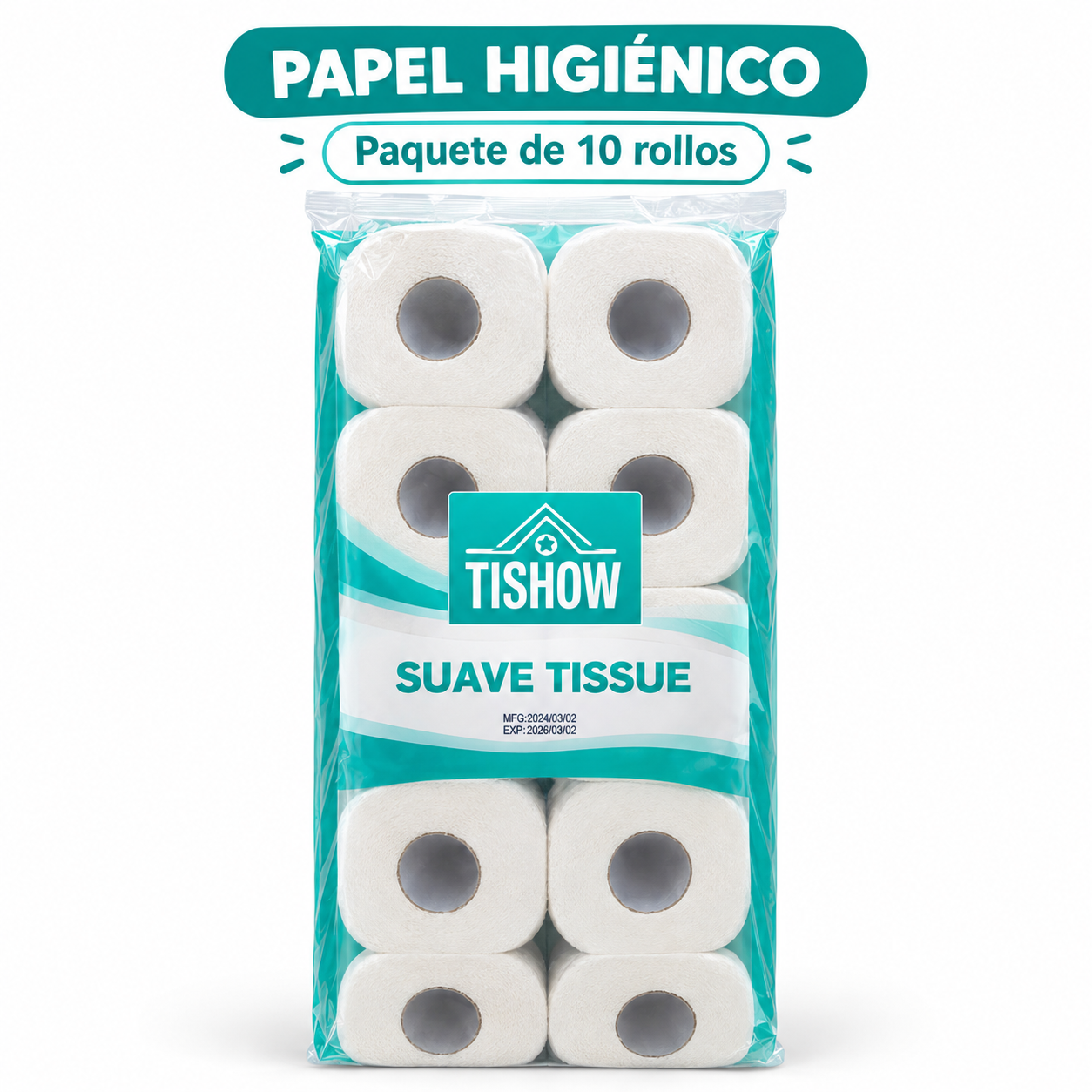 Paca de Papel Higiénico (10 U)