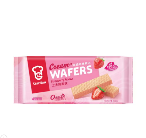 嘉頓士多啤梨味忌廉威化 200g