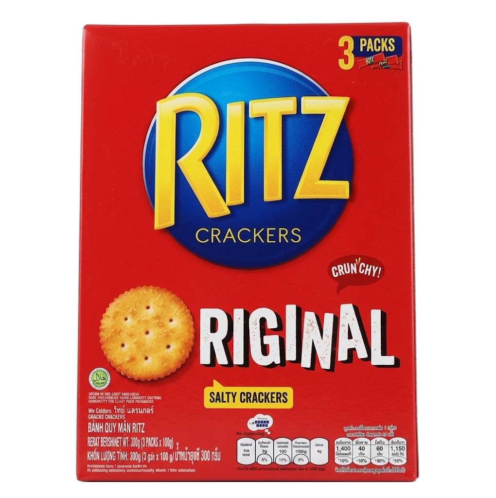 Ritz 原味脆餅 3 × 100g