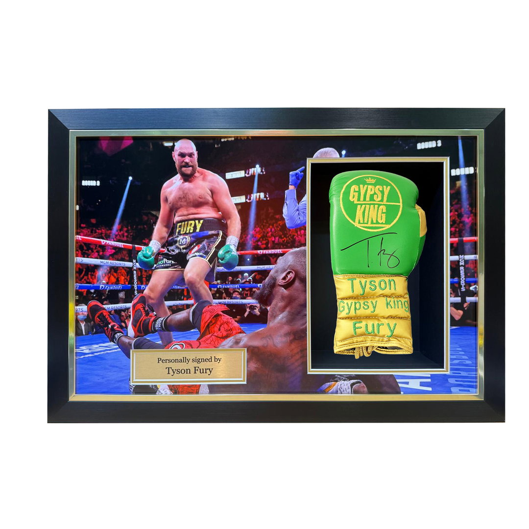 Photo top mount boxing glove shadow frame
