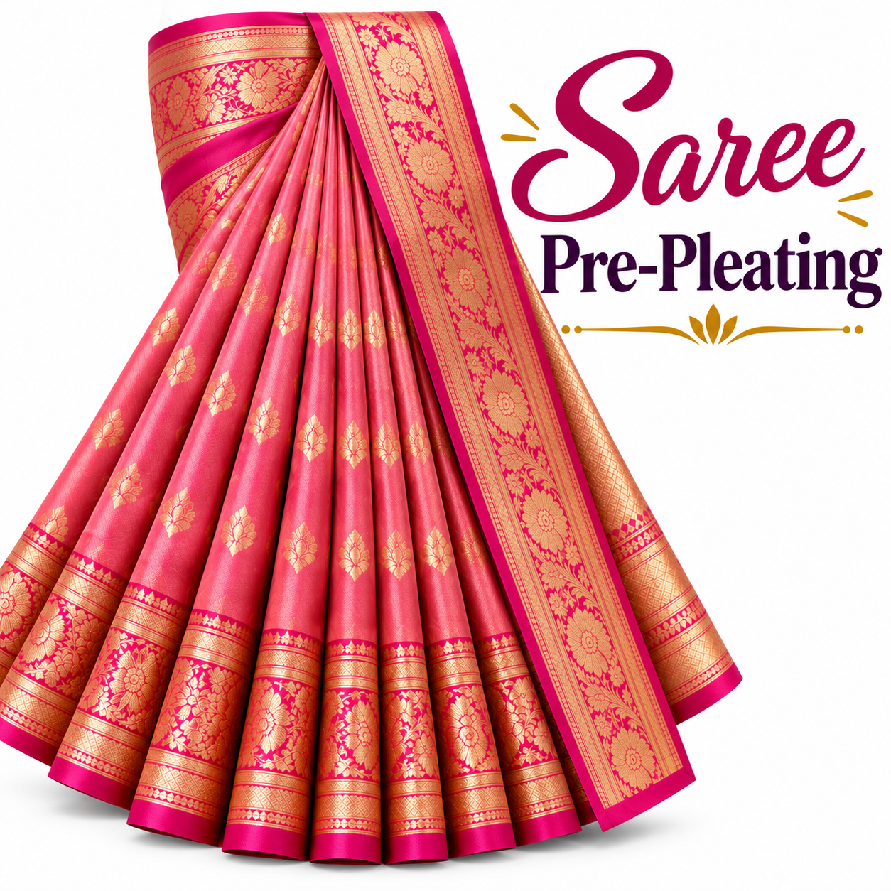 Saree Pre-Pleating