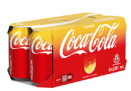 Coca-Cola 檸檬味可樂汽水 330mL × 8罐