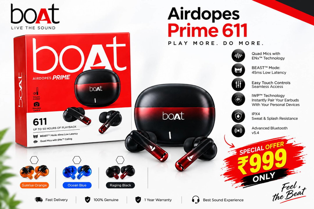 Airdopes Prime 611