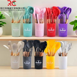 SILICON COOKING SPOON SET