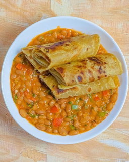 Chapati + Beans🫘