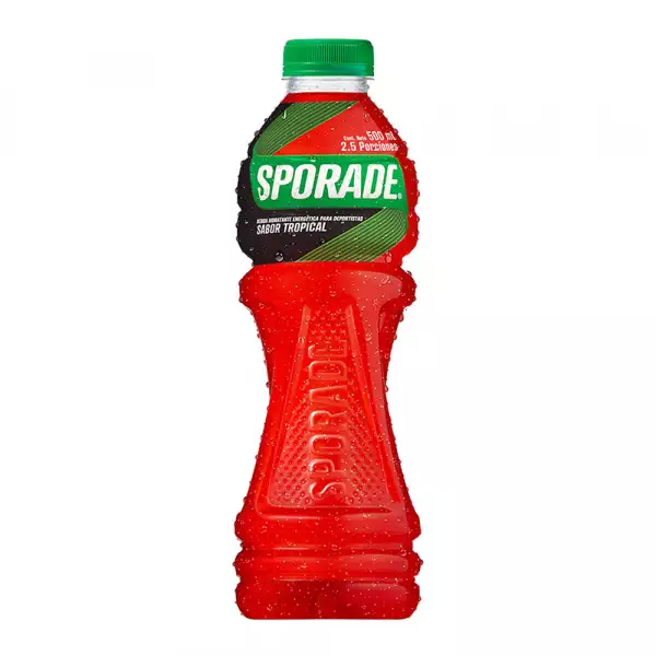 Bebida Hidratante Sporade Sabor Ponche de frutas 625ml.