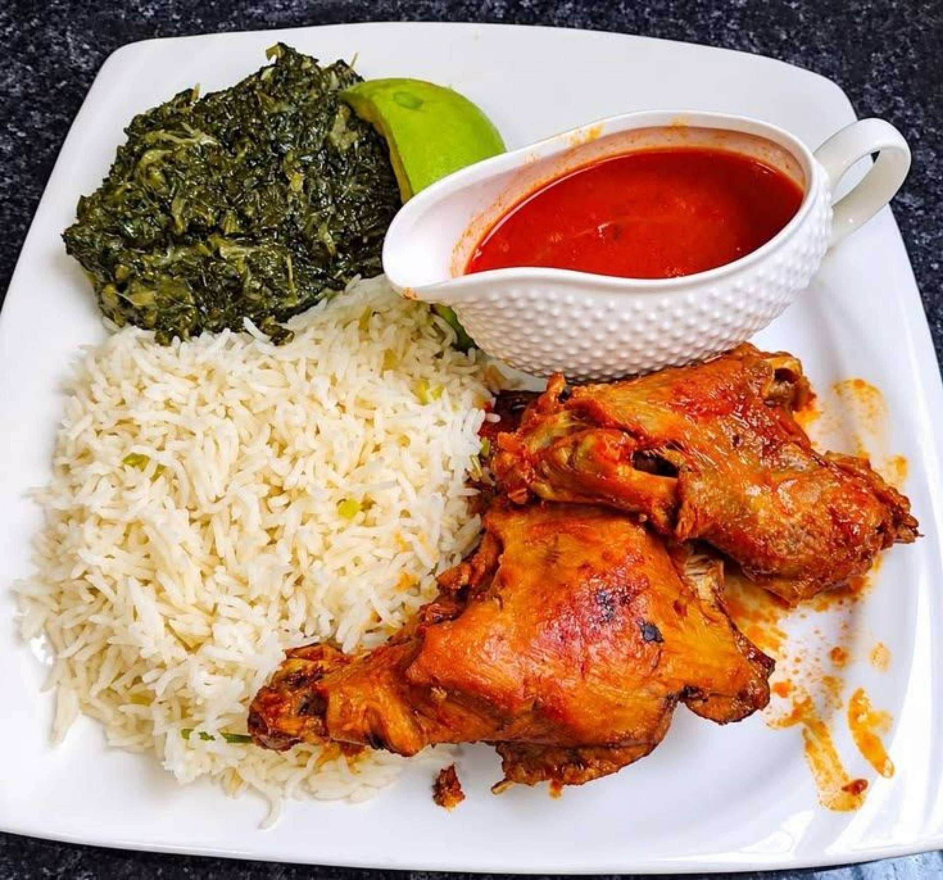 Rice🍚 + Chicken🍗 + Sukuma