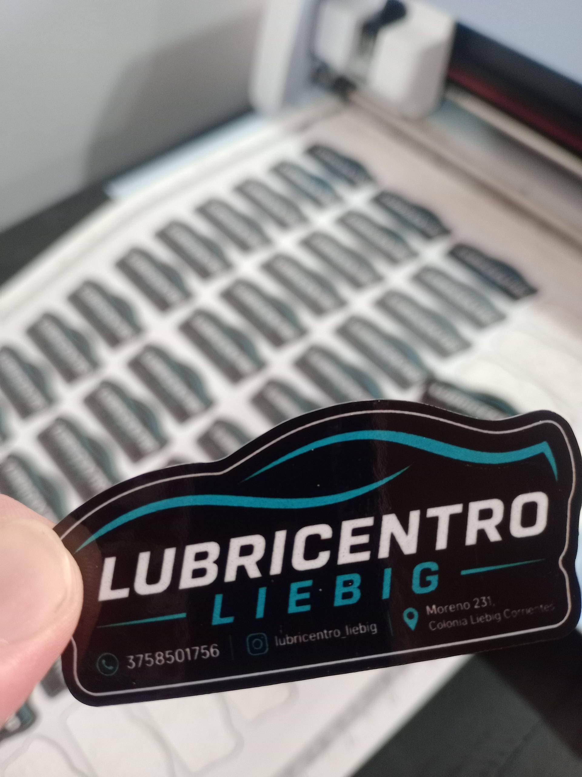 Sticker en Vinilo personalizado (resistente al agua) plancha A3_0