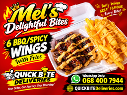 WINGLETS & FRIES <<< Mel's Delightful >>>