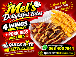 WINGLETS & RIBS <<< Mel's Delightful >>>