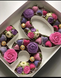 Cupcake Number/Letter Box
