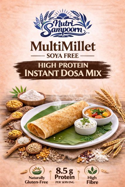 Soya-Free Multi-Millet High Protein Instant Dosa Mix