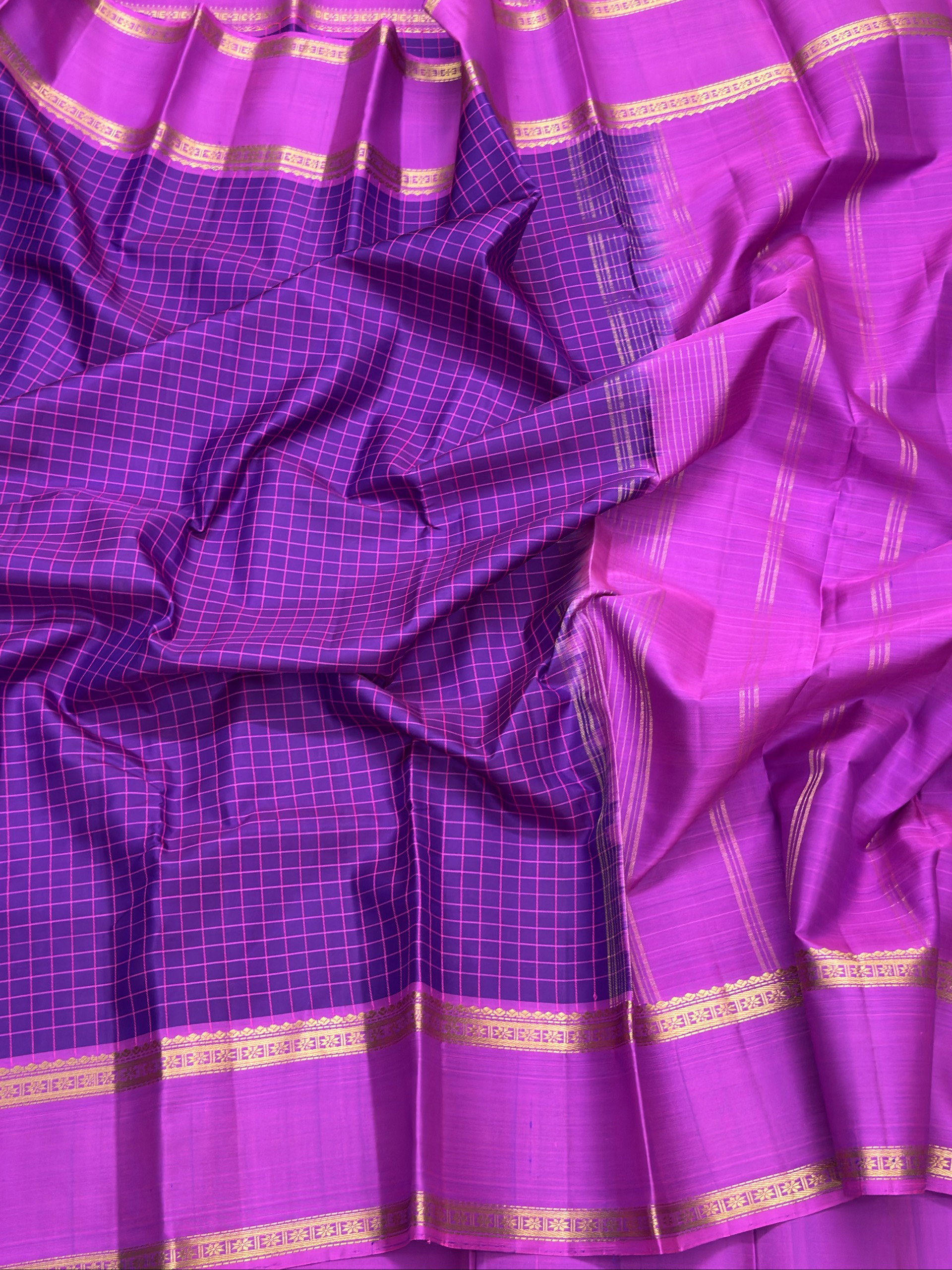 Purple with magenta light weight kanchipuram_0