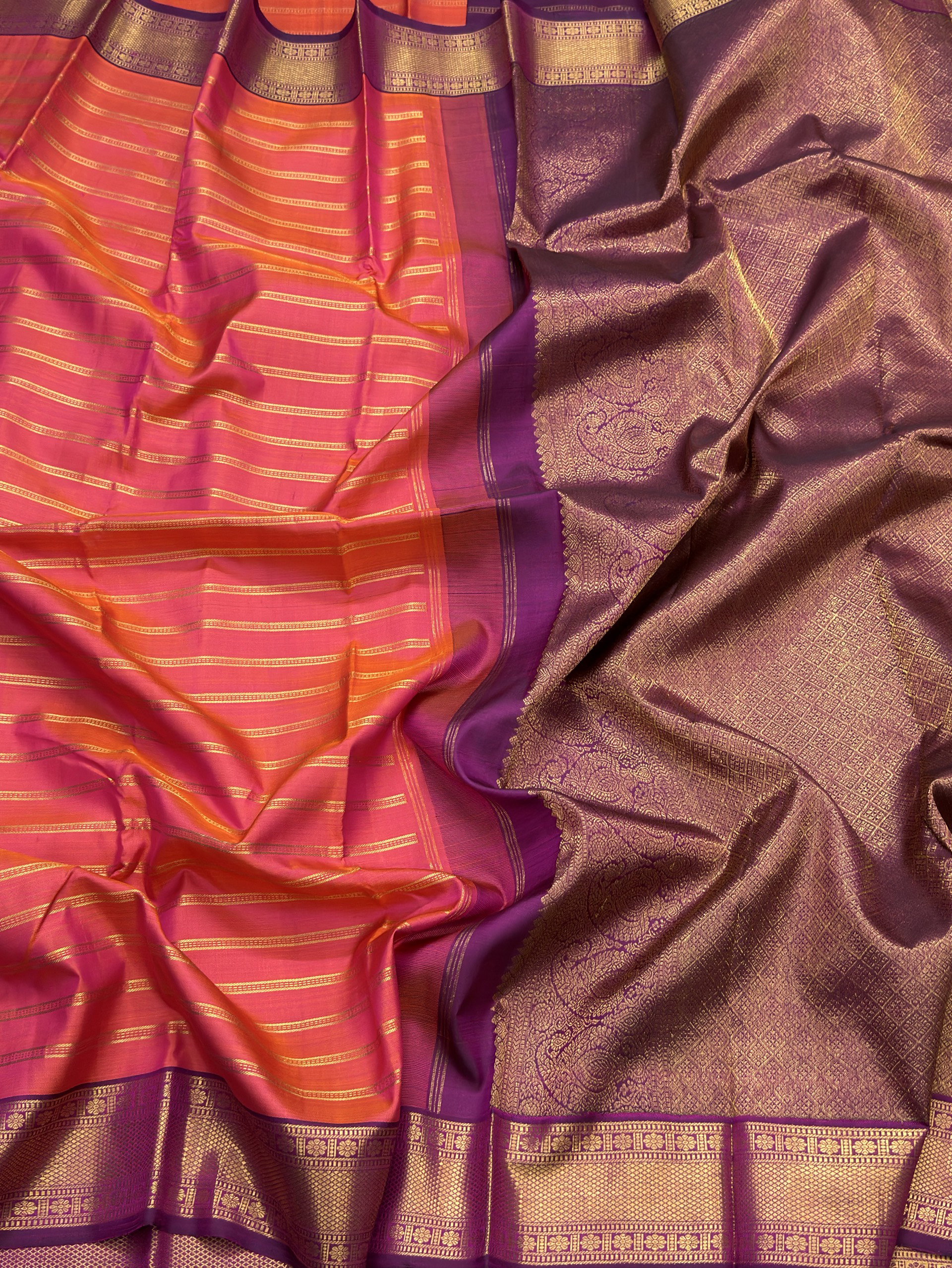 Orangish Pink Kanchipuram_0