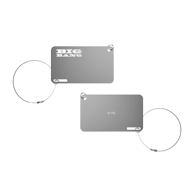 [COSMOS] BIGBANG METAL LUGGAGE TAG