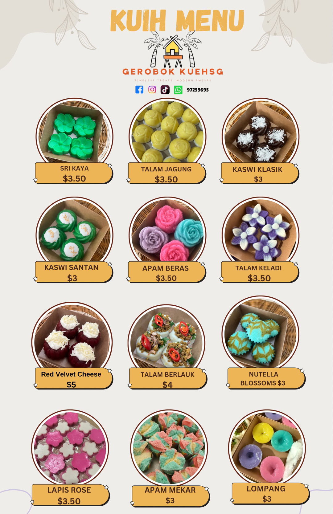 Assorted Kuih Selections