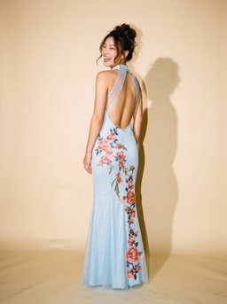 Sky Blue Cheongsam