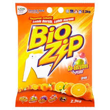 BIO ZIP ORANGE POWDER DETERGENT 8 X 2.3K