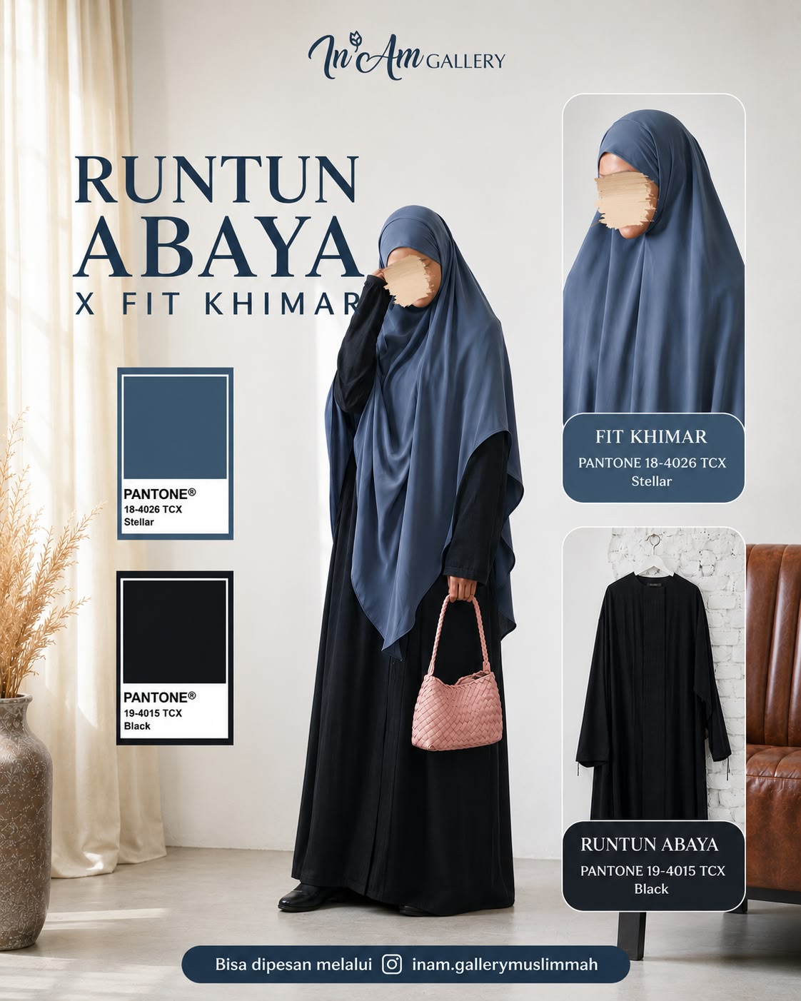 Ummu Mecca | Runtun Abaya | In'am Gallery_1