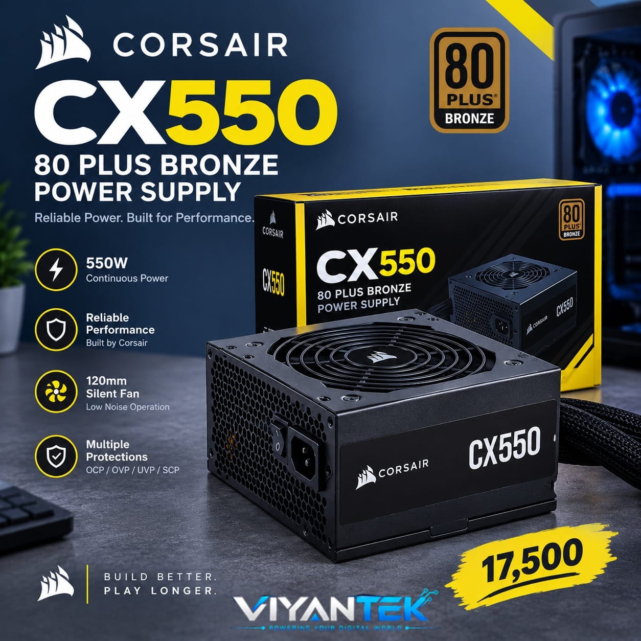 CORSAIR CX550 POWER SUPPLY_0
