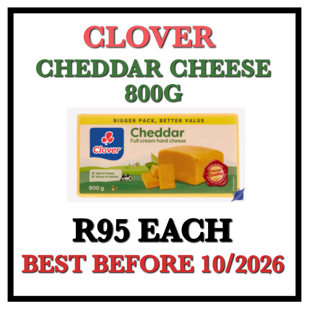 Clover Cheddar Cheese 800g