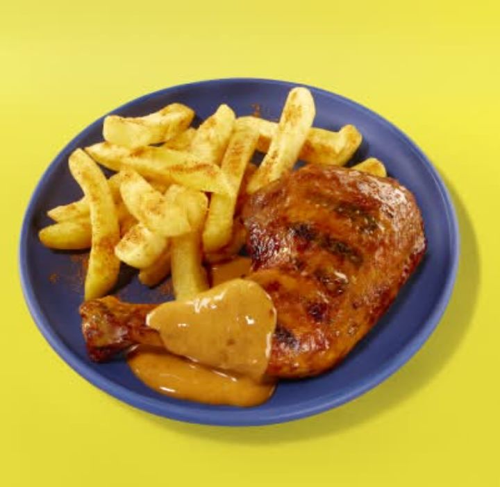 1/4 chicken & chips 