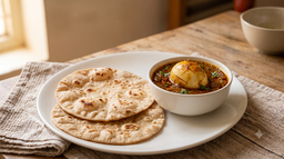 Chappathi+Gravy