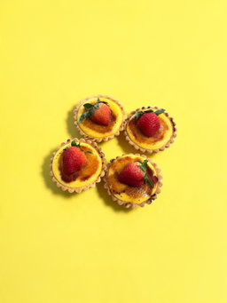 Strawberry Creme Brulee Tart
