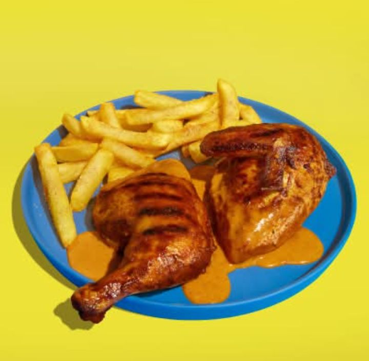 1/2 chicken & chips 