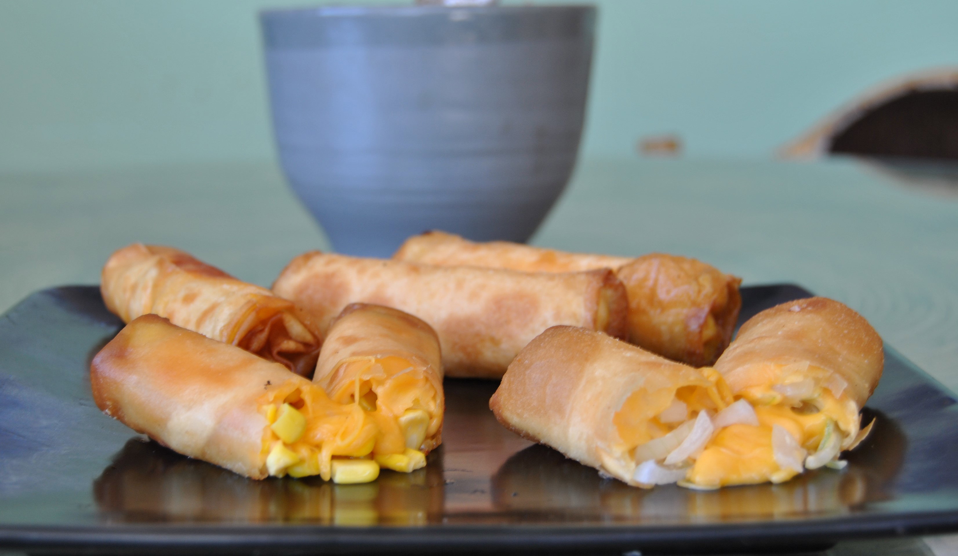 Cheese & Corn Spring Roll 