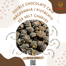 Double Chocolate Chip Macadamia Sea Salt Cookie