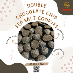 Double Chocolate Chip Sea Salt Cookie