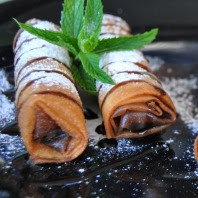 Chocolate Mint Spring Roll