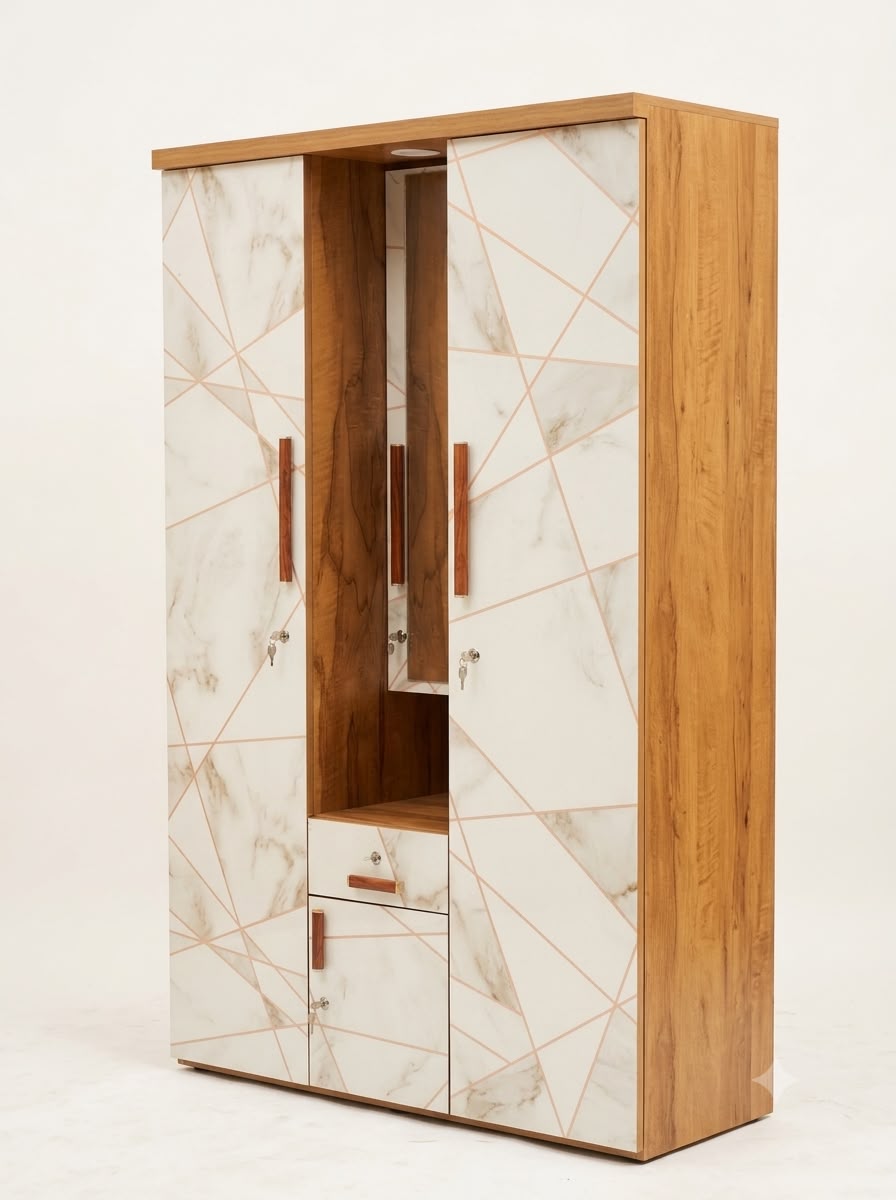 WARDROBE WITH CENTER DRESSING UNIT