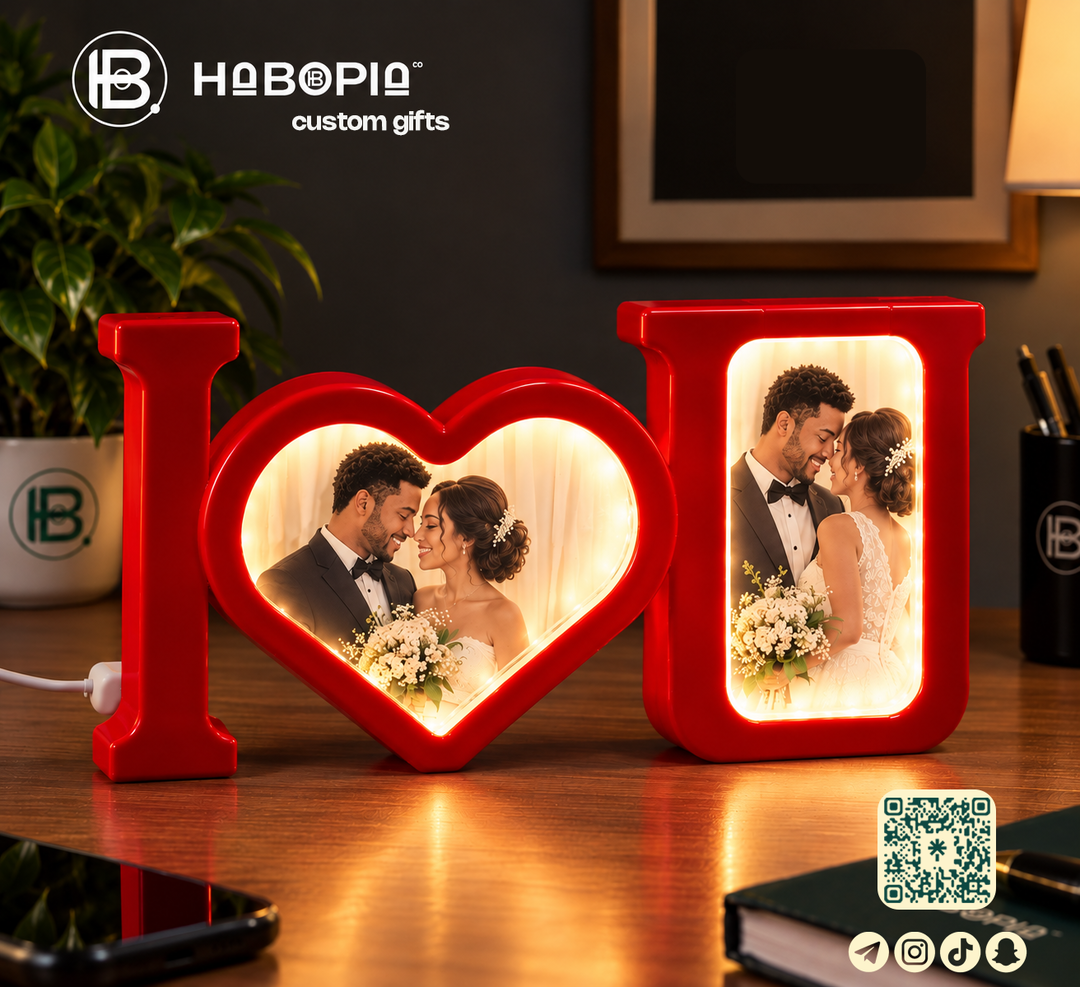 I love u photo frame