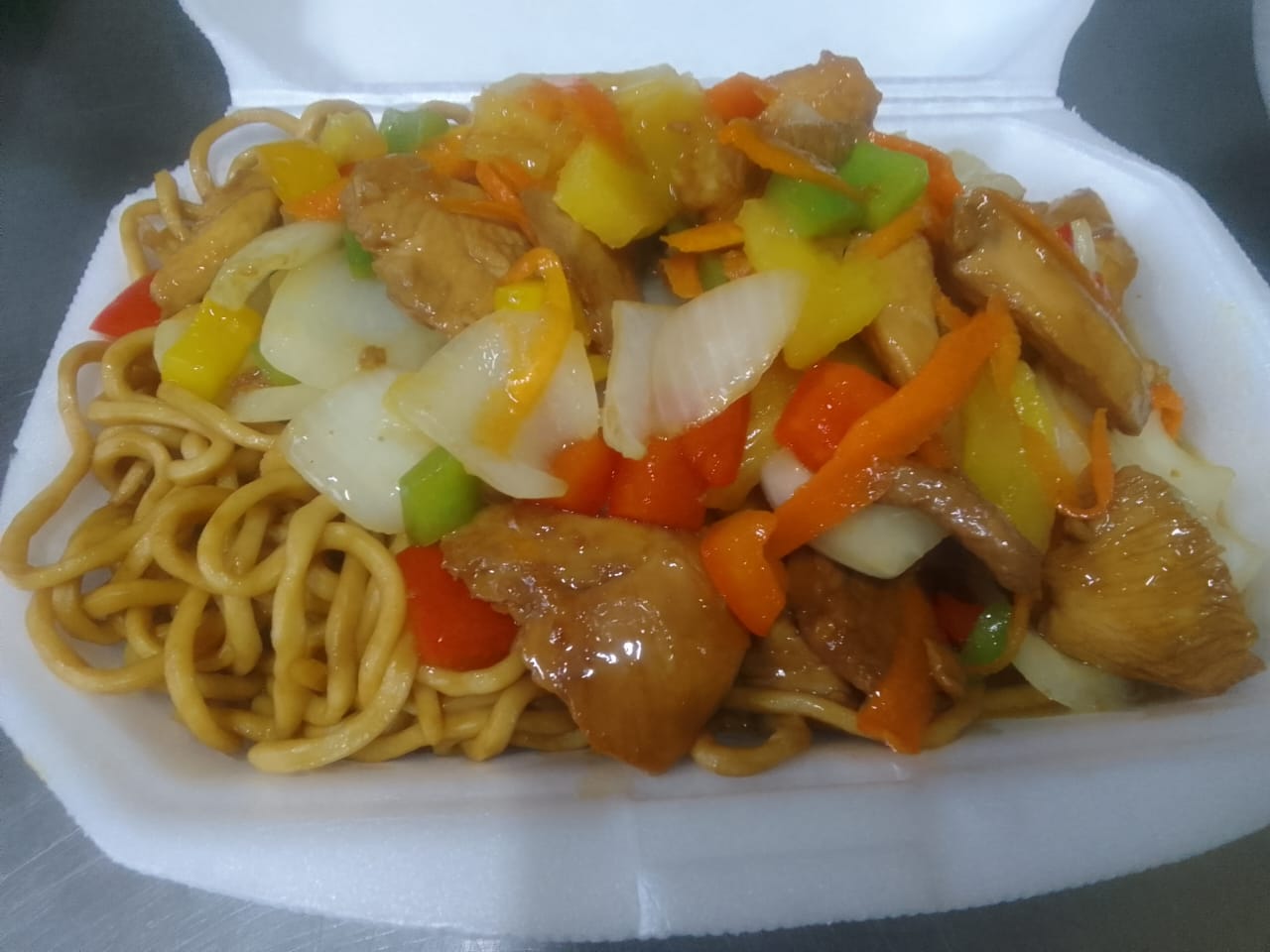 Chicken Sweet & Sour Stir Fry w Pineapple 