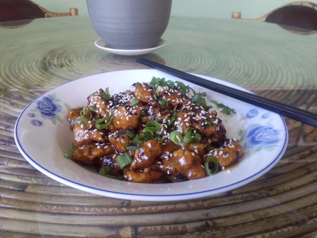 Vegetarian / Vegan Sticky Sesame