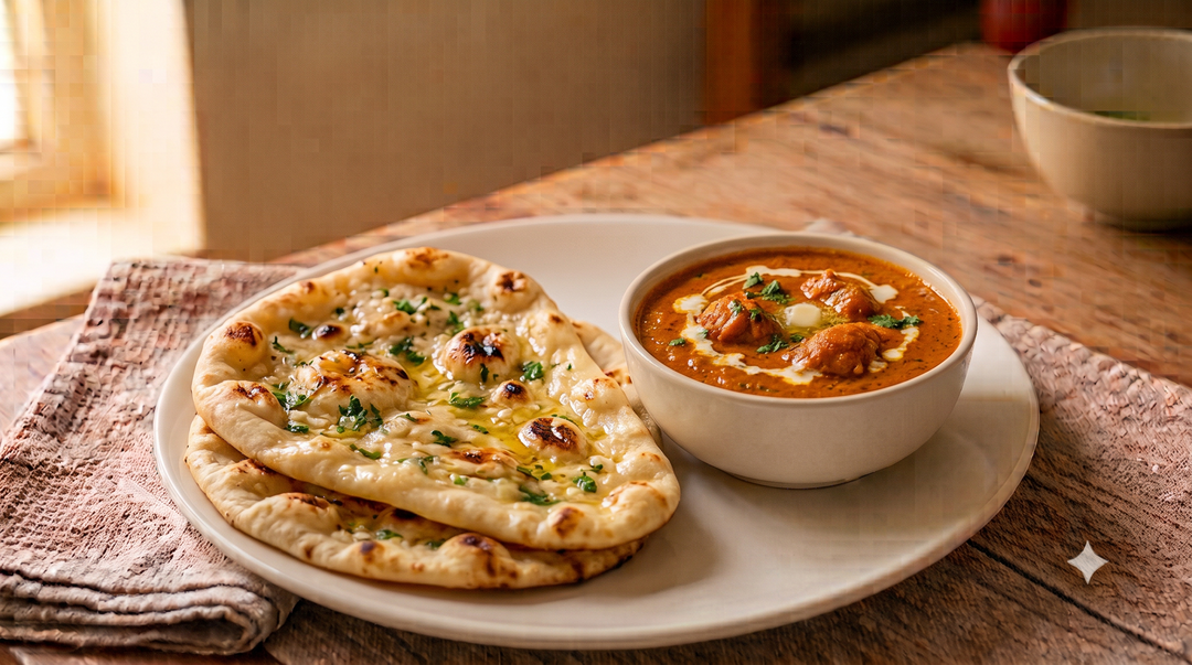 2Butter Naan+ Butter Chicken Masala