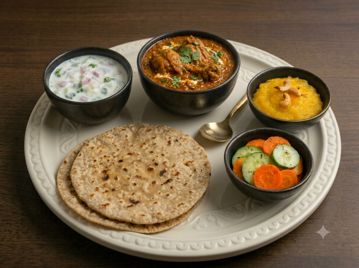 Chappathi Chicken Gravy Combo_0