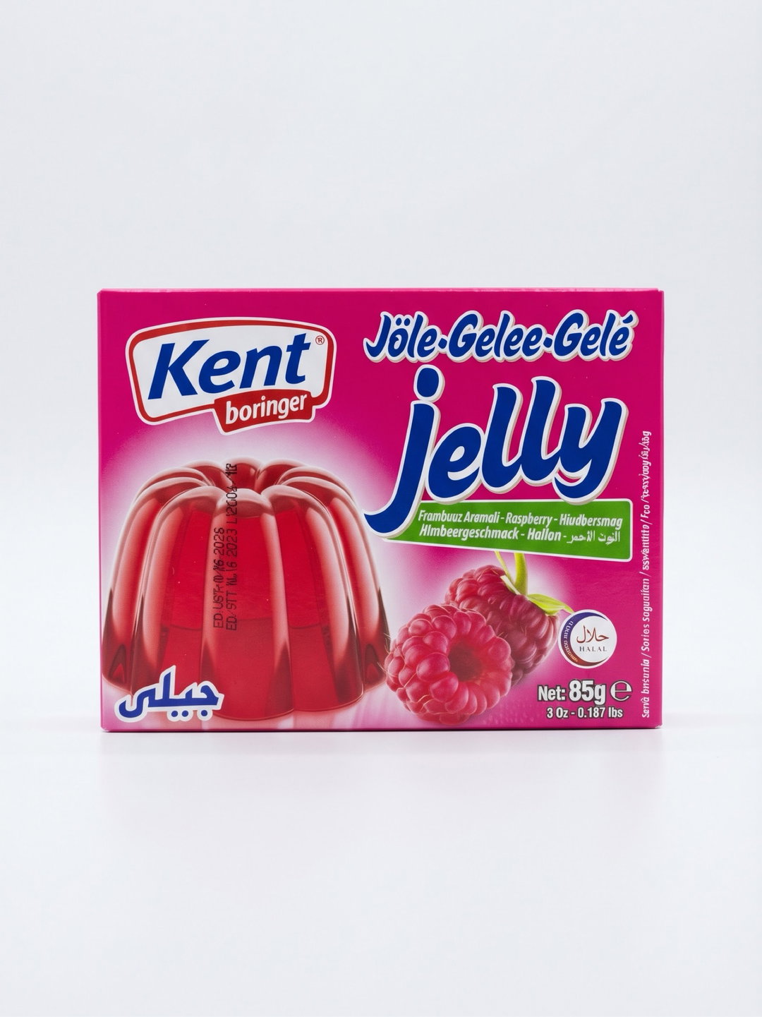 Kent Boringer Jelly Raspberry 85g جيلي بنكهة التوت الأحمر كينت بورينجر 85 غرام